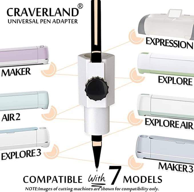 Pen Adapter Set for Cricut - Rainbow Pen Holder Accessories for Cricut Explore Air/Air 2/Maker Compatible with Sharpie BIC Crayola Stabilo Gelly Roll Pens (Pack of 30 Pen Adapter Set for Cricut - Rainbow Pen Holder Accessories for Cricut Explore Air/Air 2/Maker Compatible with Sharpie BIC Crayola Stabilo Gelly Roll Pens (Pack of 30