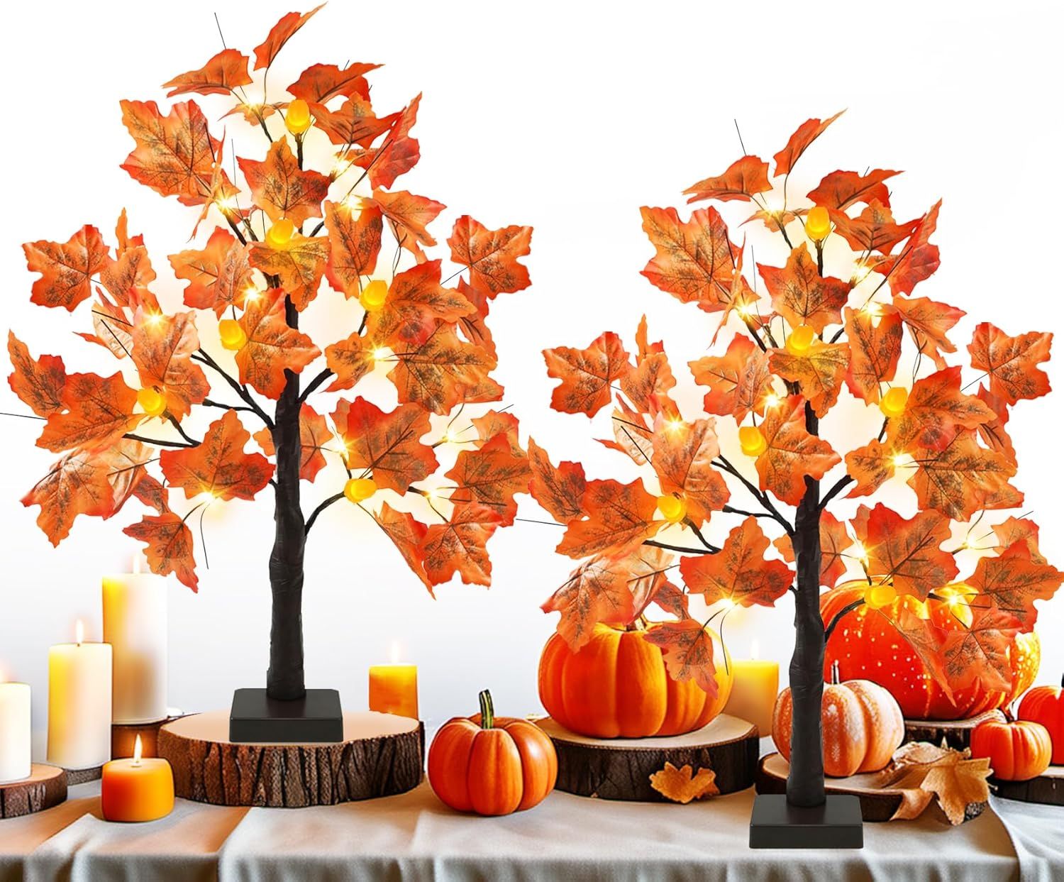 Lighted Fall Maple Tree – Raining Deals